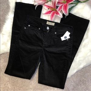 Gap Black Velvet Regular jeans size 26